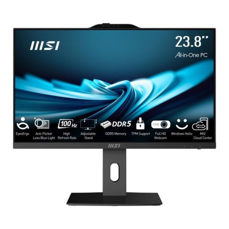 MSI PRO AP242P 14M Intel Core i3 14100 23.8 Inch Barebone All in One PC